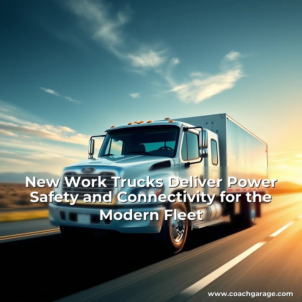 You are currently viewing New Work Trucks Deliver Power  Safety  and Connectivity for the Modern Fleet