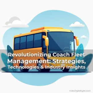 Artistic representation for Revolutionizing Coach Fleet Management: Strategies, Technologies & Industry Insights