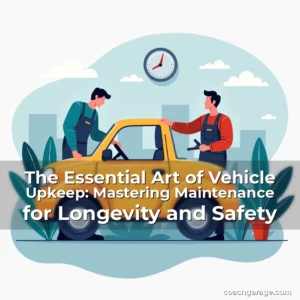 Artistic representation for The Essential Art of Vehicle Upkeep: Mastering Maintenance for Longevity and Safety