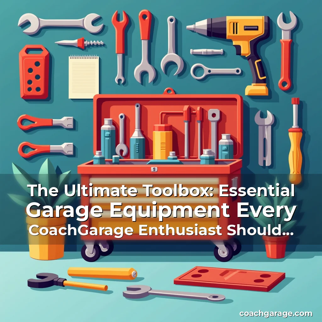Read more about the article The Ultimate Toolbox: Essential Garage Equipment Every CoachGarage Enthusiast Should Know About