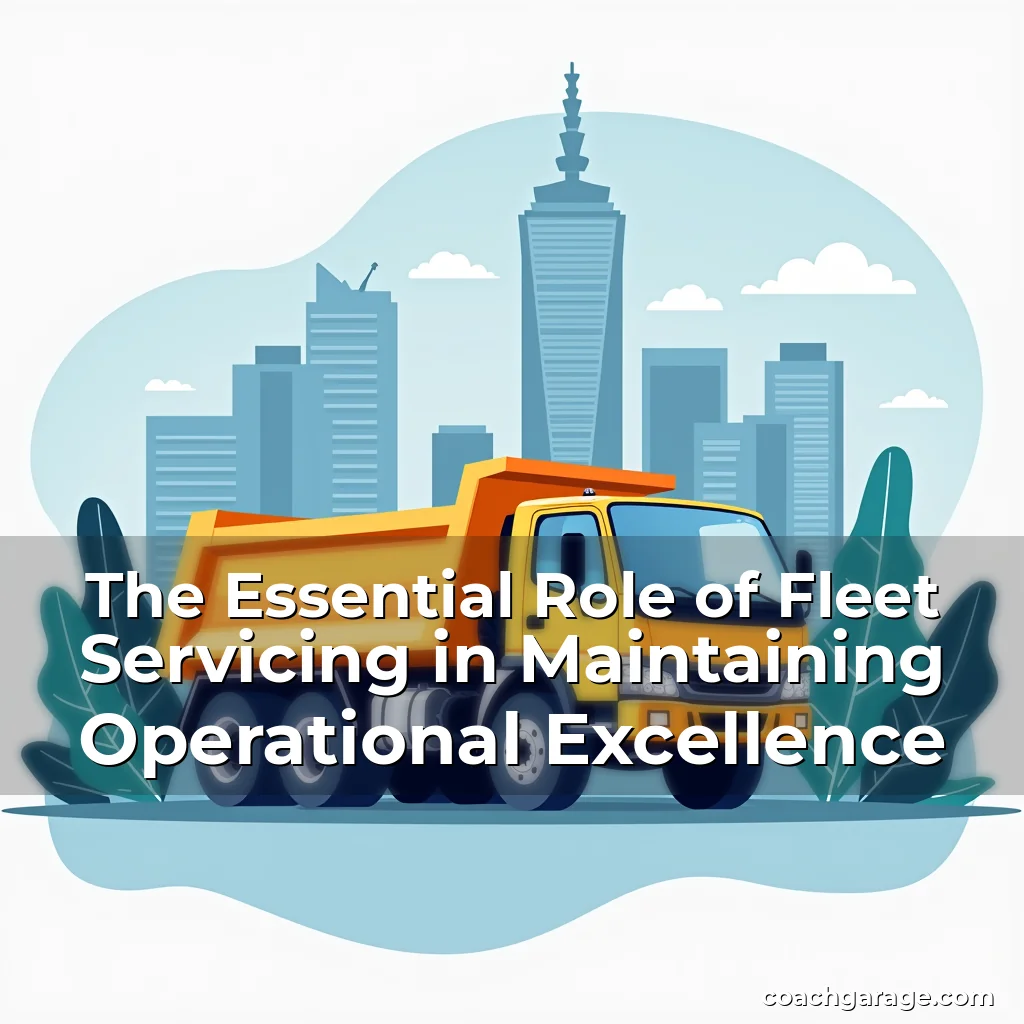 Read more about the article The Essential Role of Fleet Servicing in Maintaining Operational Excellence